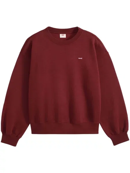 Levi's dukserica za žene s pamukom EVERYDAY CREW crvena