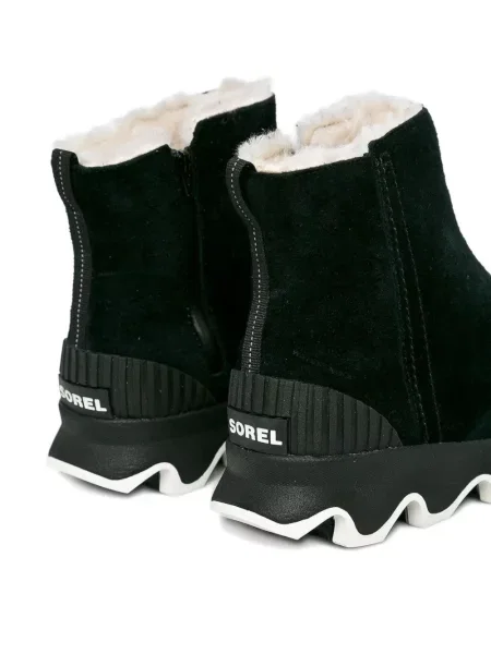 Botine Sorel din piele de căprioară negru