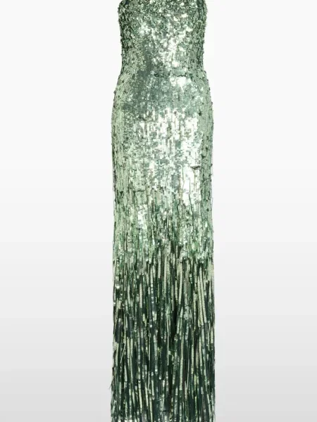 Rochie Jenny Packham verde