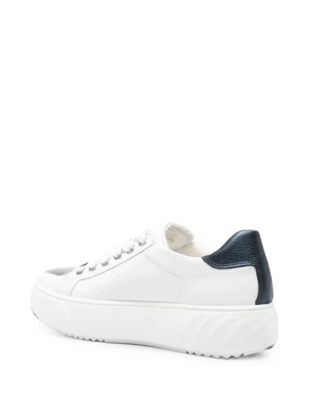 Fűzős platform talpú csipkés sneaker Ara fehér