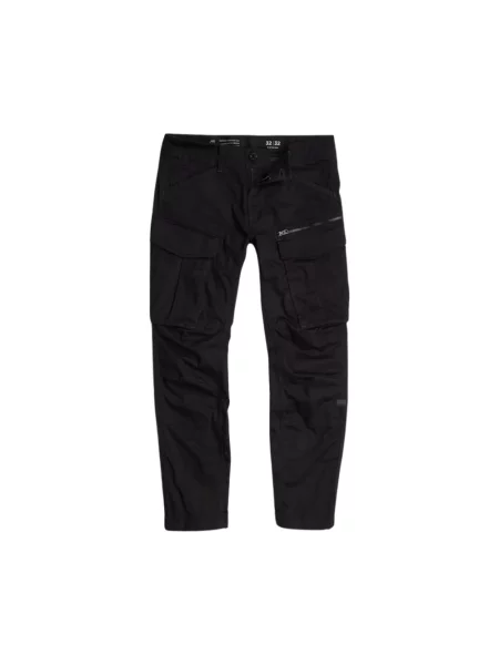 G-Star Raw Spodnie materiałowe Rovic Tapered Fit czarny