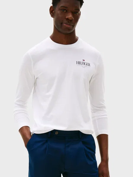 Лонгслив Tommy Hilfiger белый