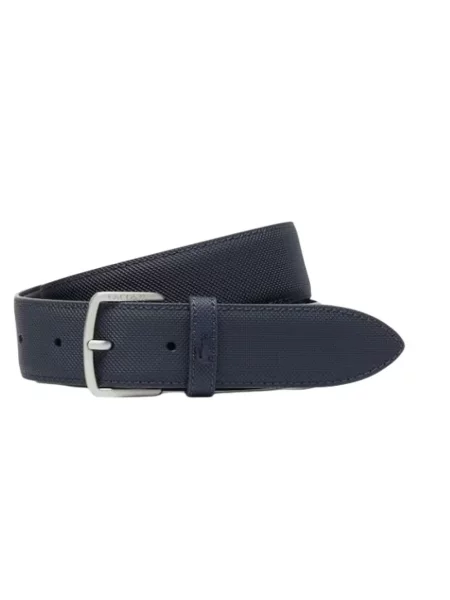 Pasek Lacoste niebieski