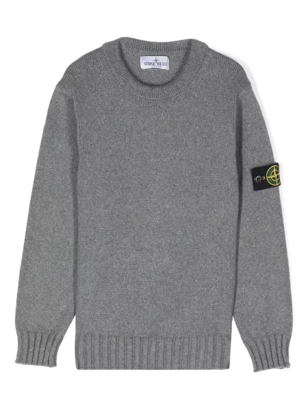 Sweter dziecięcy Stone Island szary
