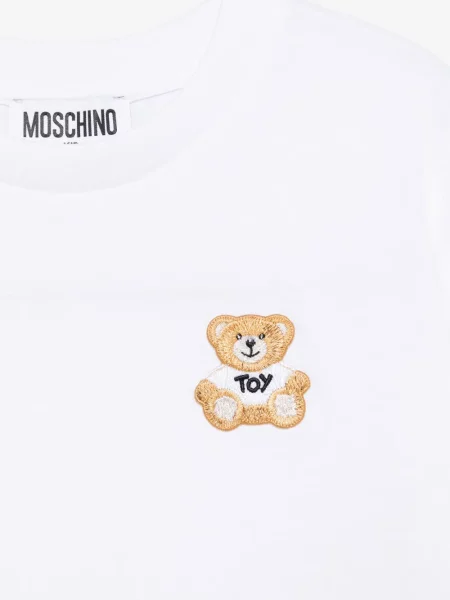 Koszulka dziecięca Moschino biała