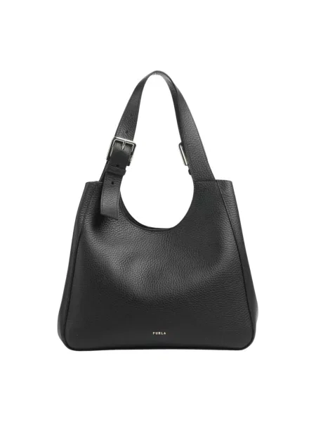 Shopperka Furla skórzana czarna