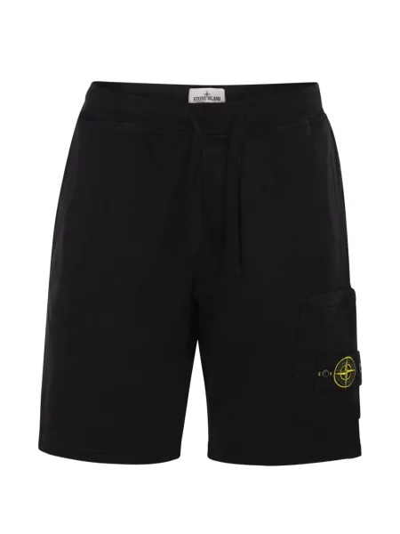 Bermudy Stone Island s kamínky černé