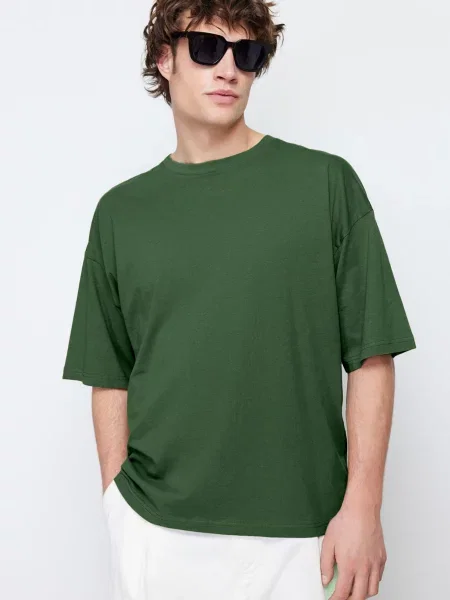 Trendyol Tricou închis verde
