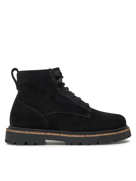 Botine Birkenstock din dantelă negru