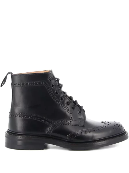 Cizme scurte Tricker's din piele negru