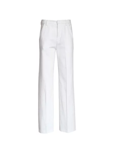 Pantaloni Dondup alb
