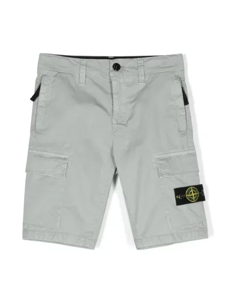 Szorty cargo dziecięce Stone Island szare