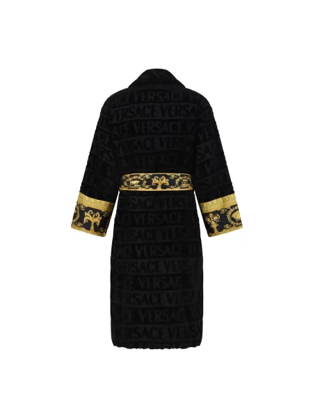Koszulka Versace Home z nadrukiem czarna