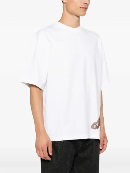 Tricou Axel Arigato cu imagine alb