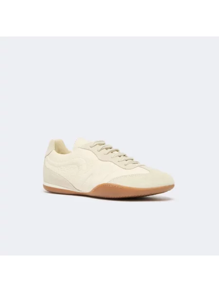 Sneakersy Weekend Max Mara z siateczką białe