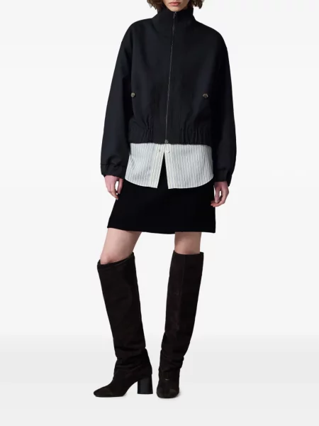 Geacă bomber Paul Smith de lână negru