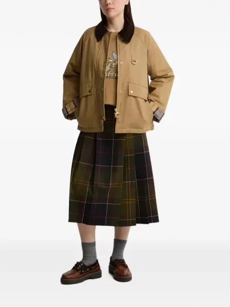 Gulerat geacă Barbour de catifea cord