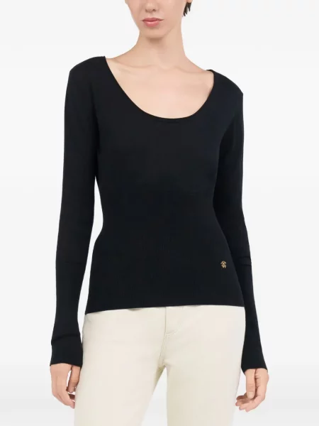 Pulover Roberto Cavalli tricotate negru