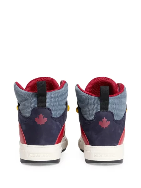 Fűzős csipkés sneaker Dsquared2 kék