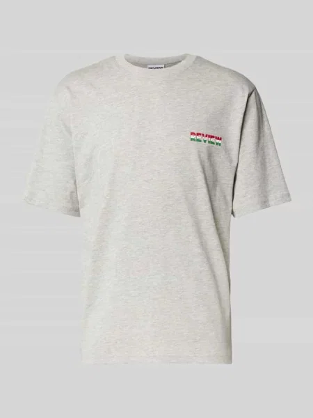 T-shirt z nadrukiem z logo Review