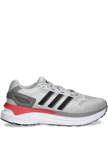 Pantaloni Adidas Campus cu șireturi cu dungi din dantelă roșu