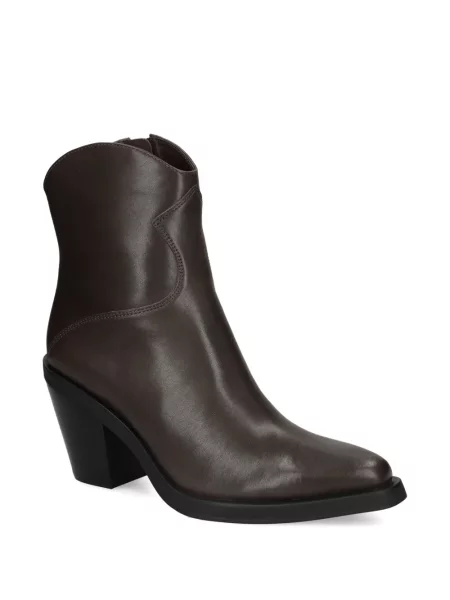 Botine Ash din piele maro