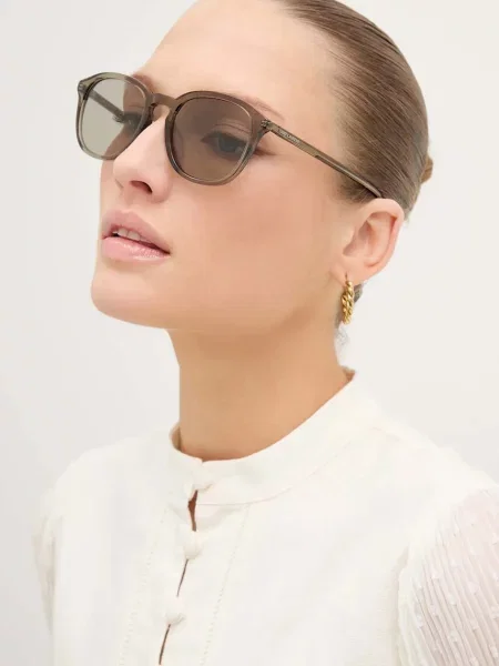 Naočale Saint Laurent SL smeđa