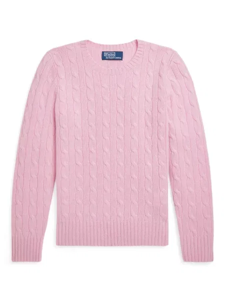 Sweter dziecięcy Polo Ralph Lauren różowy