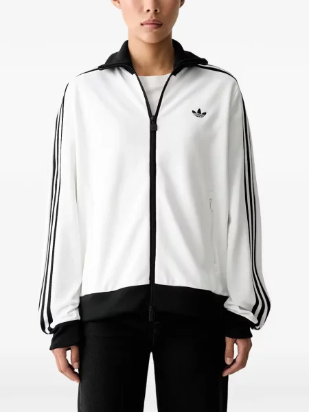 Trčanje remenčić hlače Adidas s cvjetnim printom smeđa