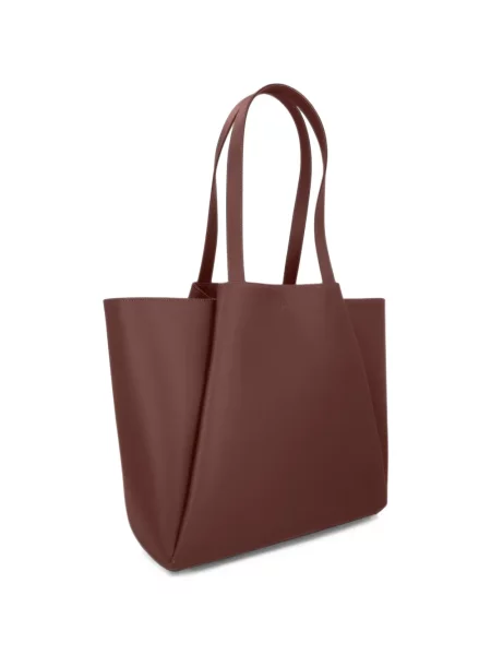 Geantă shopper Kaai din piele maro