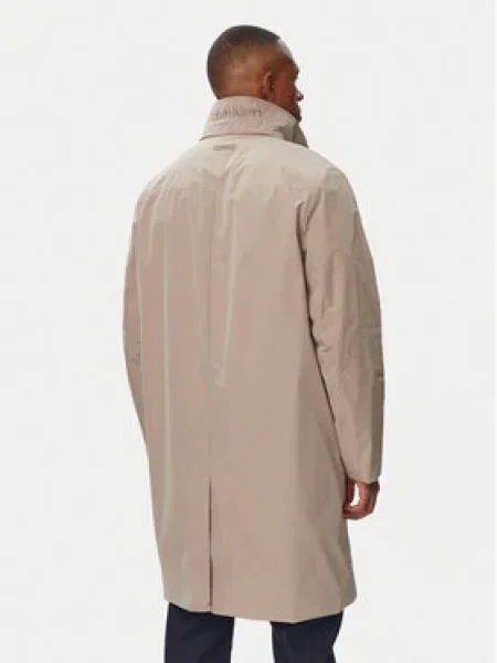 Calvin Klein Kabát S Odnímatelnou Kapucí béžová