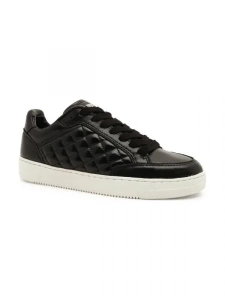 DKNY Sneakers cu adaos de piele negru