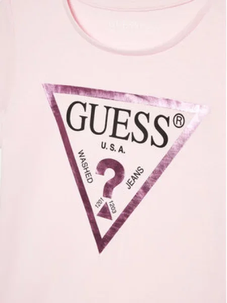 Dětské tričko Guess růžové