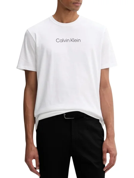 Calvin Klein Tričko čierna biela