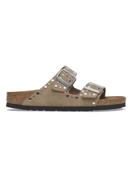 Trampki Birkenstock Arizona Rivets Suede Leather Taupe EUR 38 beżowe