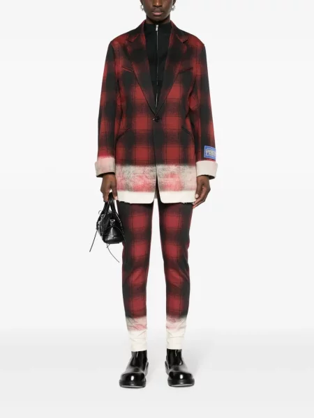 Pledinės kūginis kelnės Maison Margiela pilka