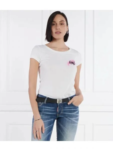 Tricou Scoop alb
