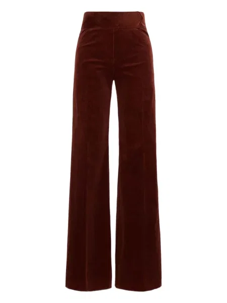 Pantaloni Dorothee Schumacher de catifea cord roșu