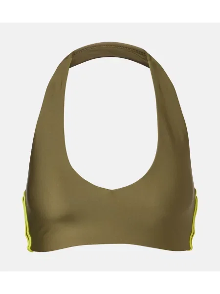 Sutien The Upside din țesătură twill verde