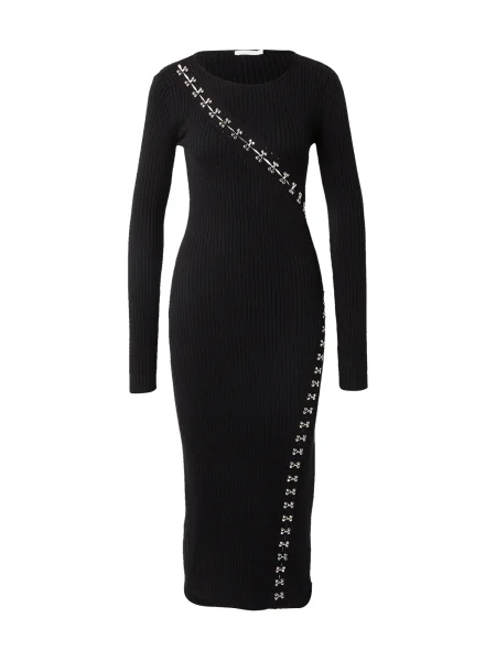 Liu Jo Rochie tricotat metalic gri