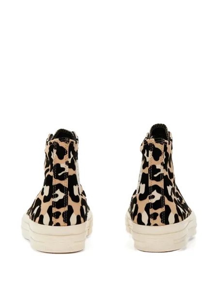 Sneakerși Converse Chuck 70 cu platformă cu imagine cu model leopard maro