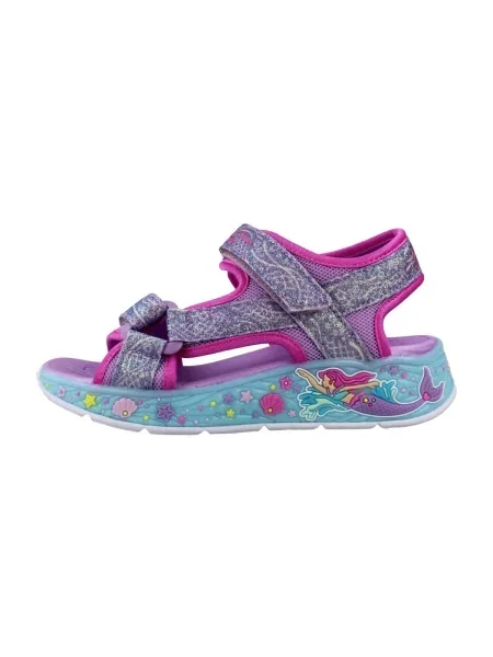 Sandále Skechers fialová