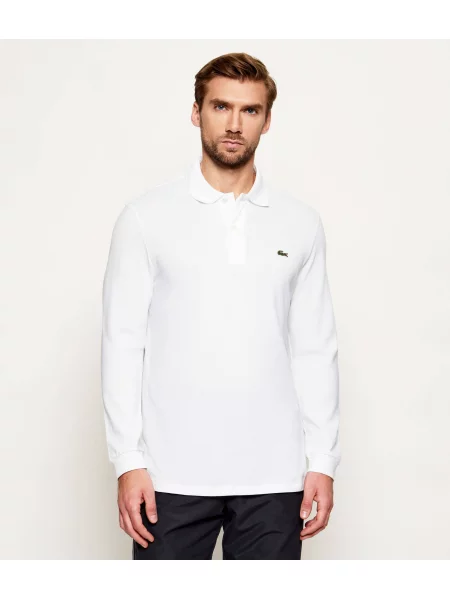 Tricou polo Lacoste clasic alb