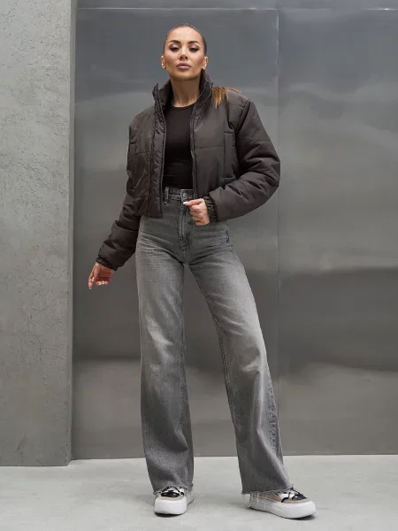 Зимова куртка ISSA Plus темно-коричневий коричнева