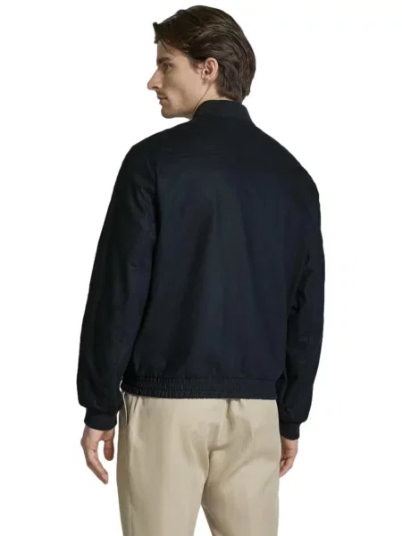 JACK & JONES Geacă de primăvară-toamnă Leister închis albastru