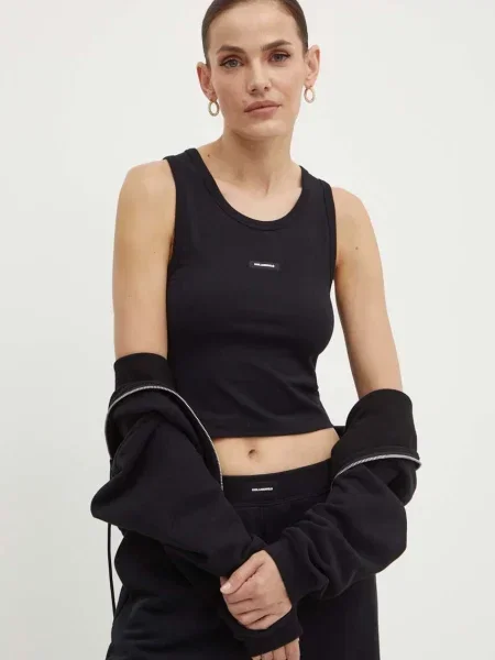 Cropp tricou Karl Lagerfeld negru