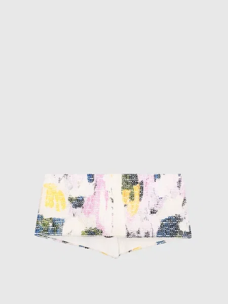 З коміром шарф Christian Dior з абстрактним візерунком