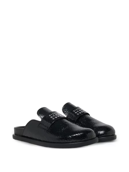 Klapki mules dziecięce Mm6 Maison Margiela czarne
