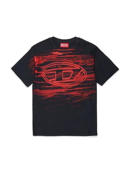 Diesel gyerek póló TFRIT OVER T-SHIRT fekete