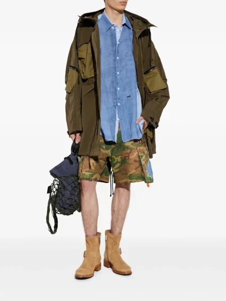 Камуфлажни шорти cargo Dsquared2 с принт зелено